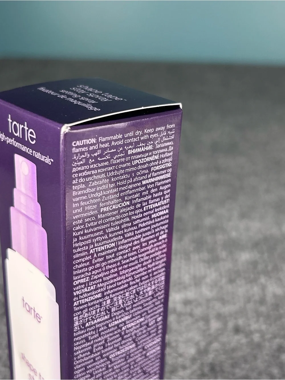 TARTE Stay Spray Shape Tape 16 Hr Setting Spray Full Size 4oz NEW IN BOX